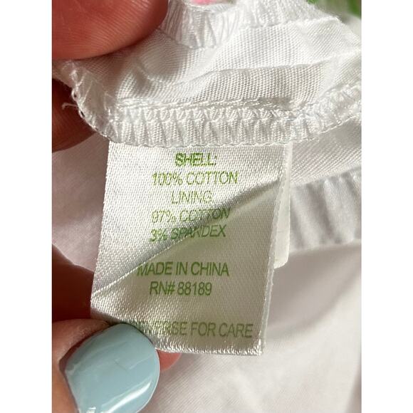 Lilly Pulitzer‎ Women's Floral Mid-Rise Mini Skort Vacation Pink Green Size 4 - Picture 6 of 9